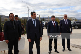 Növbəti köç karvanı Xocalının Şuşakənd kəndinə çatıb, açarlar təqdim edilib - FOTO 