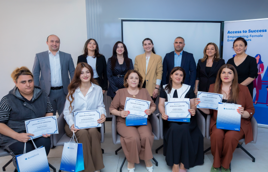 AccessBank Naxçıvanda qadın sahibkarlara dəstək məqsədilə Access2Success layihəsini reallaşdırıb