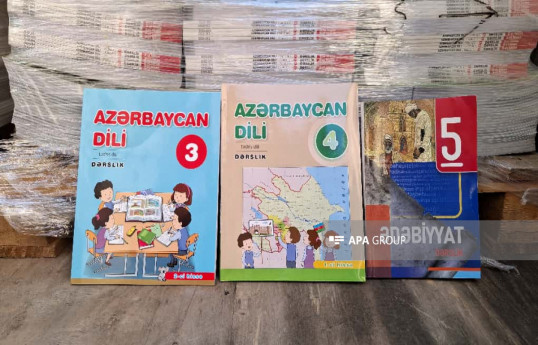 Gürcüstana Azərbaycan dilində dərsliklər göndərilib - FOTO 