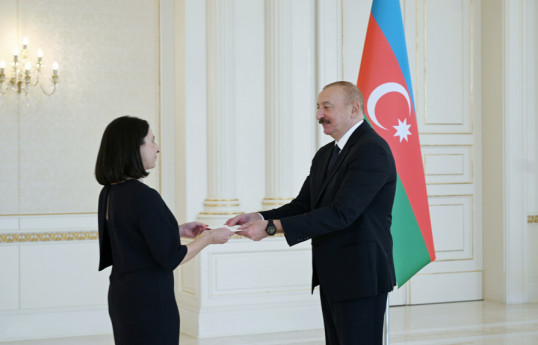 Fransa səfiri, Prezident İlham Əliyev