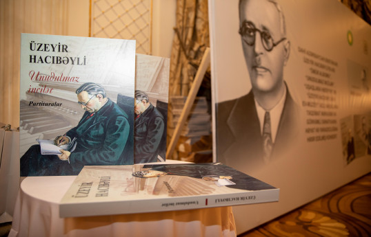 Üzeyir Hacıbəylinin xatirəsinə həsr olunmuş yeni nəşrlər təqdim edilib - FOTO 