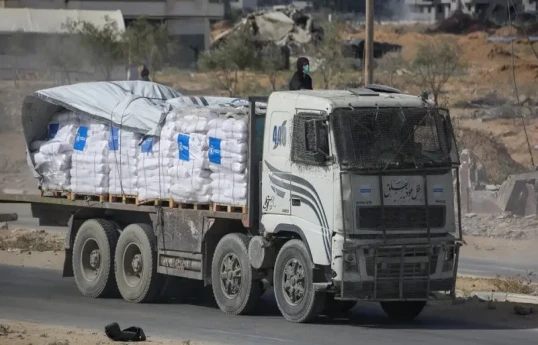 Atəşkəsin başlamasından bəri Qəzzaya gündəlik 560 ton ərzaq daxil olub