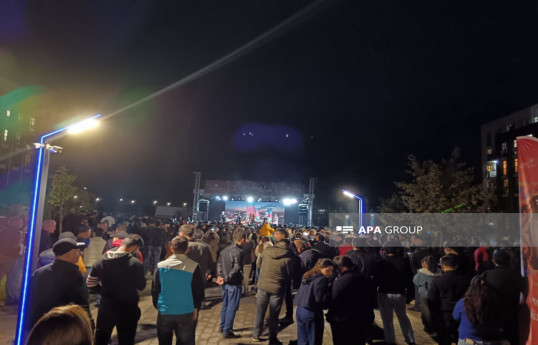 Füzuli Şəhəri Günü münasibətilə atəşfəşanlıq olub - FOTO 