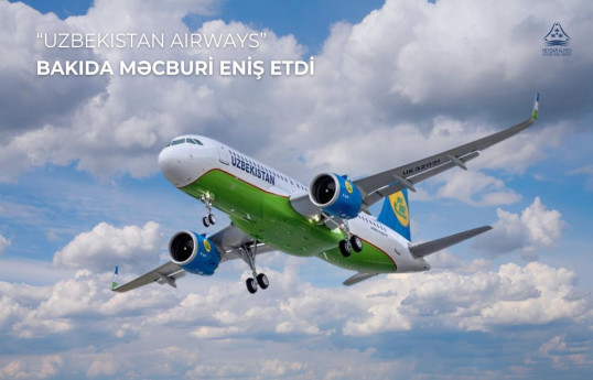 “Uzbekistan Airways” təyyarəsi Bakıya məcburi eniş edib
