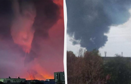 Ukrayna Ordusu Rusiyada neft və qaz emalı zavodlarına zərbə endirib