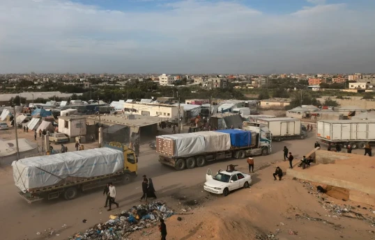İsrail Qəzza zolağına humanitar yardımın daxil olmasını dayandırıb