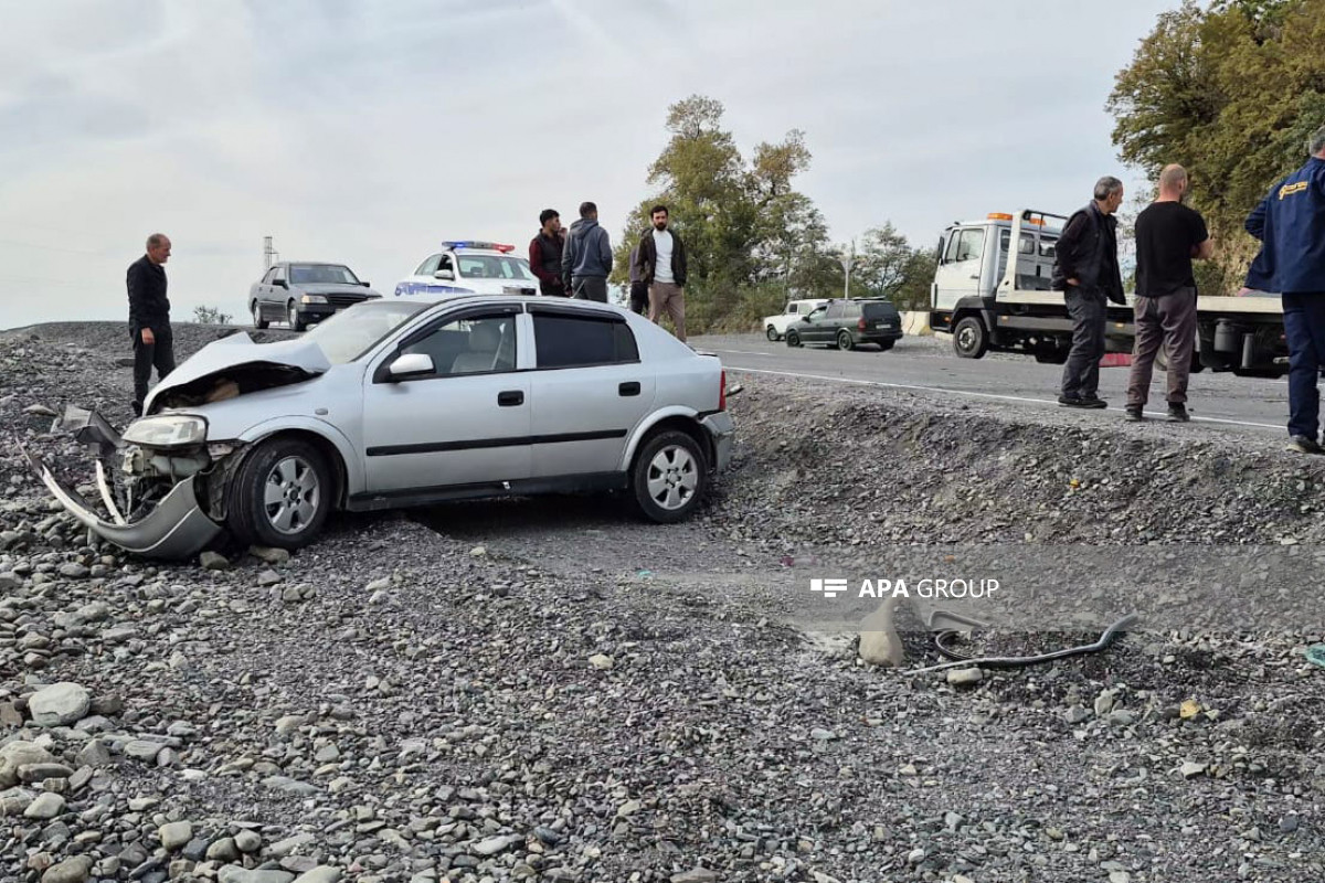 Astarada qəza olub, 19 yaşlı sürücü xəsarət alıb
