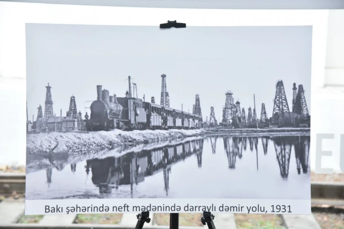 Dəmiryol Muzeyində “Qara qızılın saldığı dəmir yollar” sərgisi açılıb - FOTO 