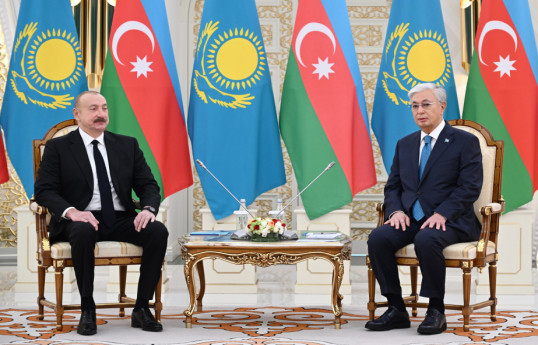 Prezident İlham Əliyev, Qazaxıstan Prezidenti Kasım-Jomart Tokayev