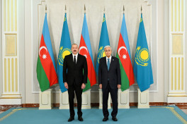 Azərbaycan Prezidentinin Astanada rəsmi qarşılanma mərasimi keçirilib - YENİLƏNİB  - FOTO 