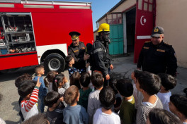 Dövlət Yanğından Mühafizə Xidməti “açıq qapı günü” keçirib - VİDEO 