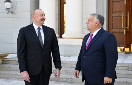 Prezident İlham Əliyev və Macarıstanın Baş naziri Viktor Orban