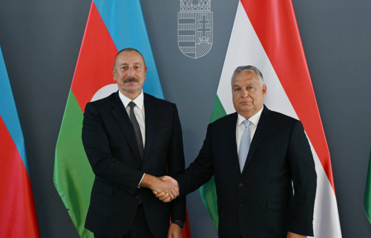 Prezident İlham Əliyev və Macarıstanın Baş naziri Viktor Orban