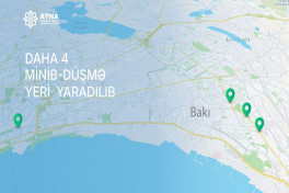 Bakıda daha 4 ünvanda avtobus zolaqlarında minib-düşmə yeri yaradılıb