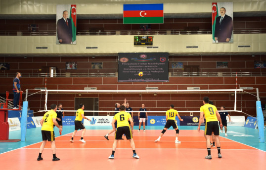 FHN-in qurumları arasında voleybol çempionatı keçirilib - FOTO 