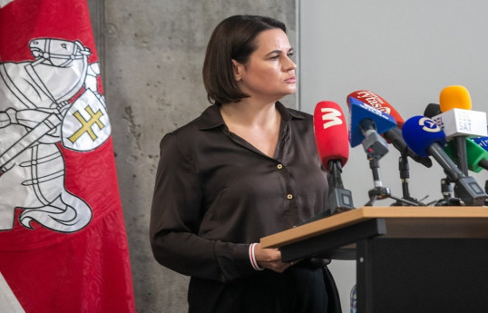 Belarus müxalifətinin lideri Svetlana Tixanovskaya
