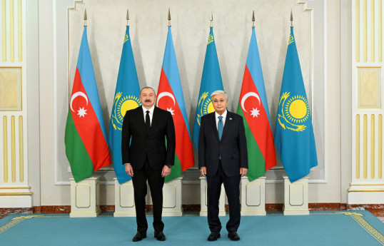 Prezident İlham Əliyev Respublika Günü münasibətilə Tokayevi təbrik edib