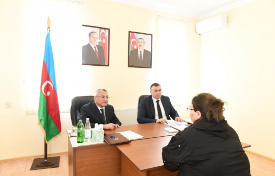 Kürdəmirdə keçmiş məcburi köçkünlərin müraciətləri dinlənilib