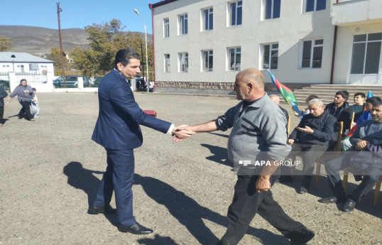 Növbəti köç karvanı Xocalının Təzəbinə və Ballıca kəndlərinə çatıb, açarlar təqdim olunub - YENİLƏNİB  - FOTO  - VİDEO 