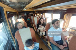 Xocalının Ballıca, Təzəbinə və Badara kəndlərinə növbəti köç yola salınıb - FOTO 