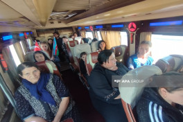 Xocalının Ballıca, Təzəbinə və Badara kəndlərinə növbəti köç yola salınıb - FOTO 