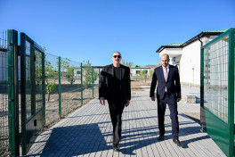 Prezident Zəngilanın Ağalı kəndinin 2-ci mərhələsinin və Məmmədbəyli kəndinin açılışlarında iştirak edib - FOTO 
