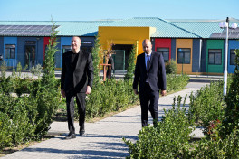 Prezident Zəngilanın Ağalı kəndinin 2-ci mərhələsinin və Məmmədbəyli kəndinin açılışlarında iştirak edib - FOTO 