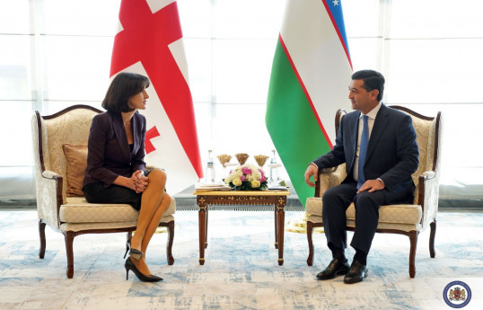Gürcüstan və Özbəkistan XİN rəhbərləri Orta Dəhlizi müzakirə edib
