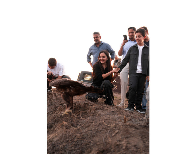 Leyla Əliyeva və Arzu Əliyeva Axar-Baxar Milli Parkının açılış mərasimində iştirak ediblər