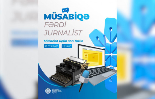 MEDİA jurnalistlər üçün müsabiqə elan edib