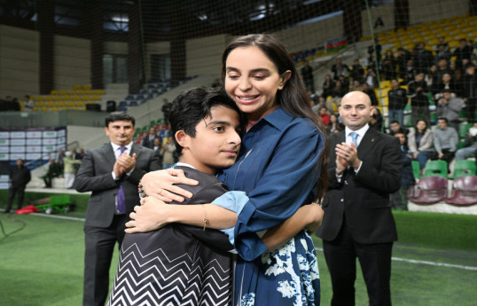 Leyla Əliyevanın təşəbbüsü ilə uşaq evlərinin komandaları arasında növbəti minifutbol turniri təşkil olunub - FOTO 