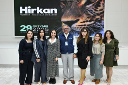 Leyla Əliyeva “Hirkan” sənədli filminin təqdimatında iştirak edib
