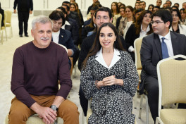 Leyla Əliyeva “Hirkan” sənədli filminin təqdimatında iştirak edib