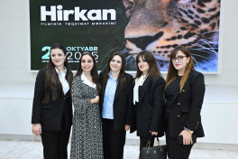 Leyla Əliyeva “Hirkan” sənədli filminin təqdimatında iştirak edib