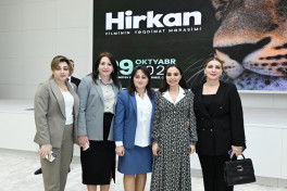 Leyla Əliyeva “Hirkan” sənədli filminin təqdimatında iştirak edib