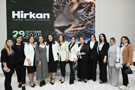Leyla Əliyeva “Hirkan” sənədli filminin təqdimatında iştirak edib