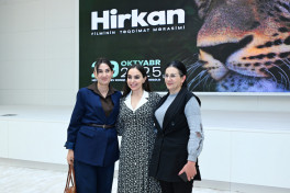 Leyla Əliyeva “Hirkan” sənədli filminin təqdimatında iştirak edib