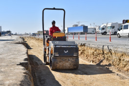 Lökbatanda 23 kilometrlik kollektor və sutəmizləyici qurğu tikilir
