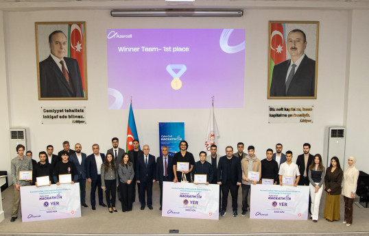 Azercell “CyberCell Hackathon” müsabiqəsinin qaliblərini elan edib