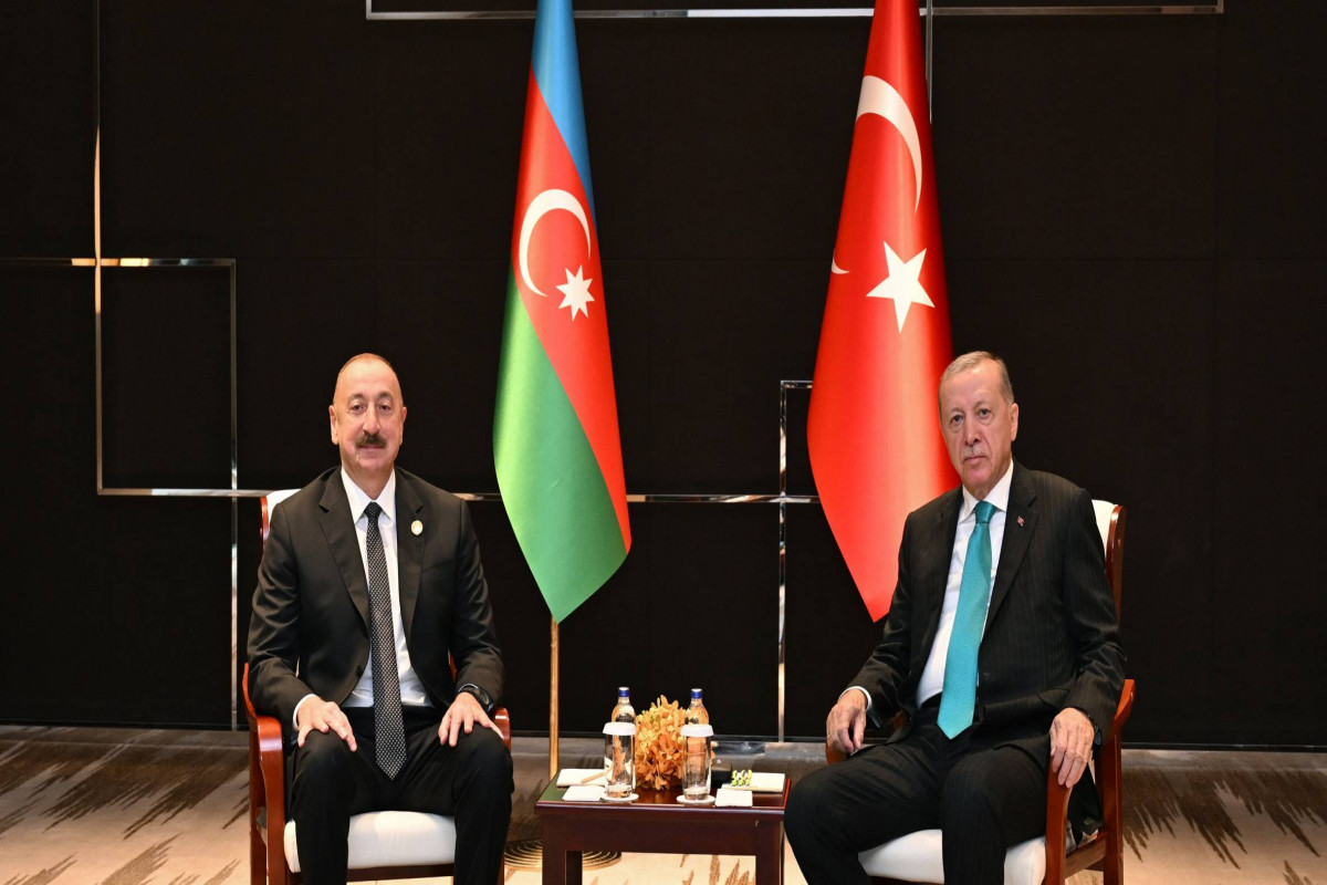 Prezident İlham Əliyevin Rəcəb Tayyib Ərdoğanla görüşü keçirilib - YENİLƏNİB 