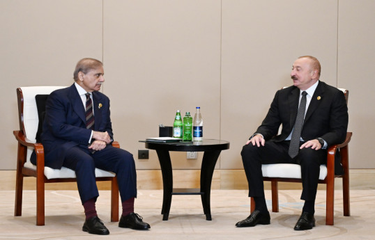 Prezident İlham Əliyevin Pakistanın Baş naziri ilə görüşü olub - YENİLƏNİB 