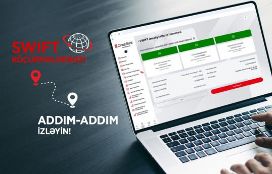 Ziraat Bank Azərbaycanda beynəlxalq köçürmələri izləmə imkanı