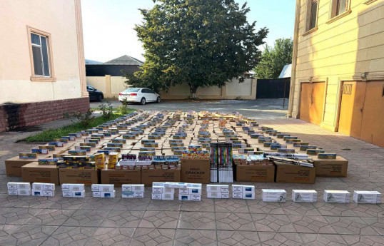 Külli miqdarda pirotexniki vasitə və tütün məmulatlarının ölkə ərazisinə keçirilməsinin qarşısı alınıb