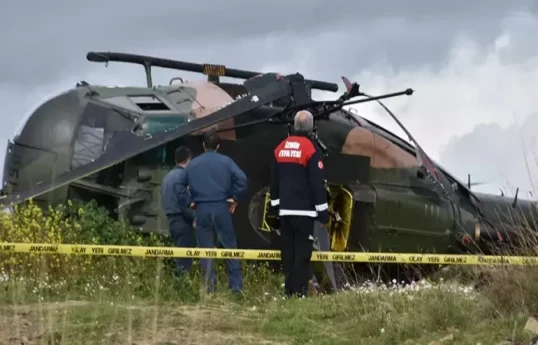 Türkiyədə helikopter qəzaya uğrayıb, pilot ölüb