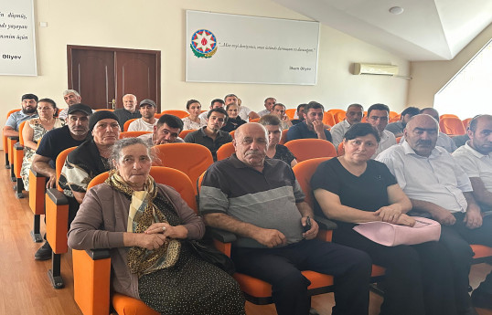 Vəngli sakinləri mina təhlükəsi ilə bağlı maarifləndirilib