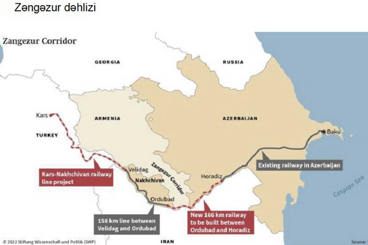 Zəngəzur dəhlizi həm Orta, həm də Şimal-Cənub dəhlizinin mühüm hissəsidir - TƏHLİL 