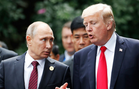 Tramp yaxın vaxtlarda Putinlə danışacağını bildirib