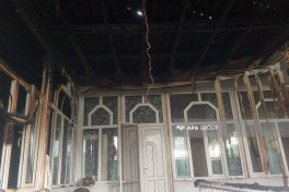 Gəncədə 4 otaqlı ev yanıb, ər və arvad tüstüdən zəhərlənib - FOTO  - YENİLƏNİB 