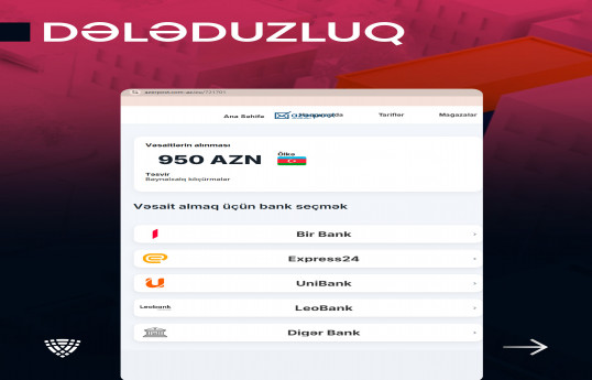 ETX: Kiberdələduzlar "Azərpoçt" adı ilə vətəndaşları aldatmağa çalışırlar