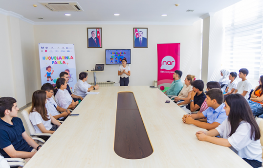 “Nar” uşaqlar üçün maarifləndirici tədbirlərə dəstək verir - FOTO 